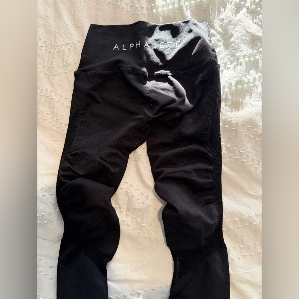Alphalete Black Leggings, XS, like new!
